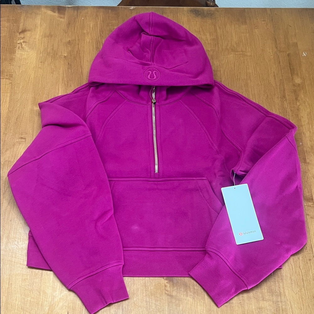 Scuba Oversized Half-Zip Hoodie